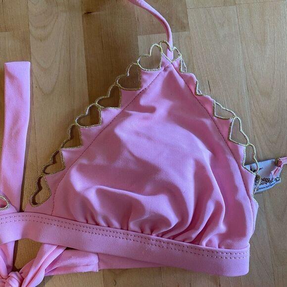 Luli Fama Bendita Luz Hearts Triangle Top and Full Bottom - Picture 4 of 12